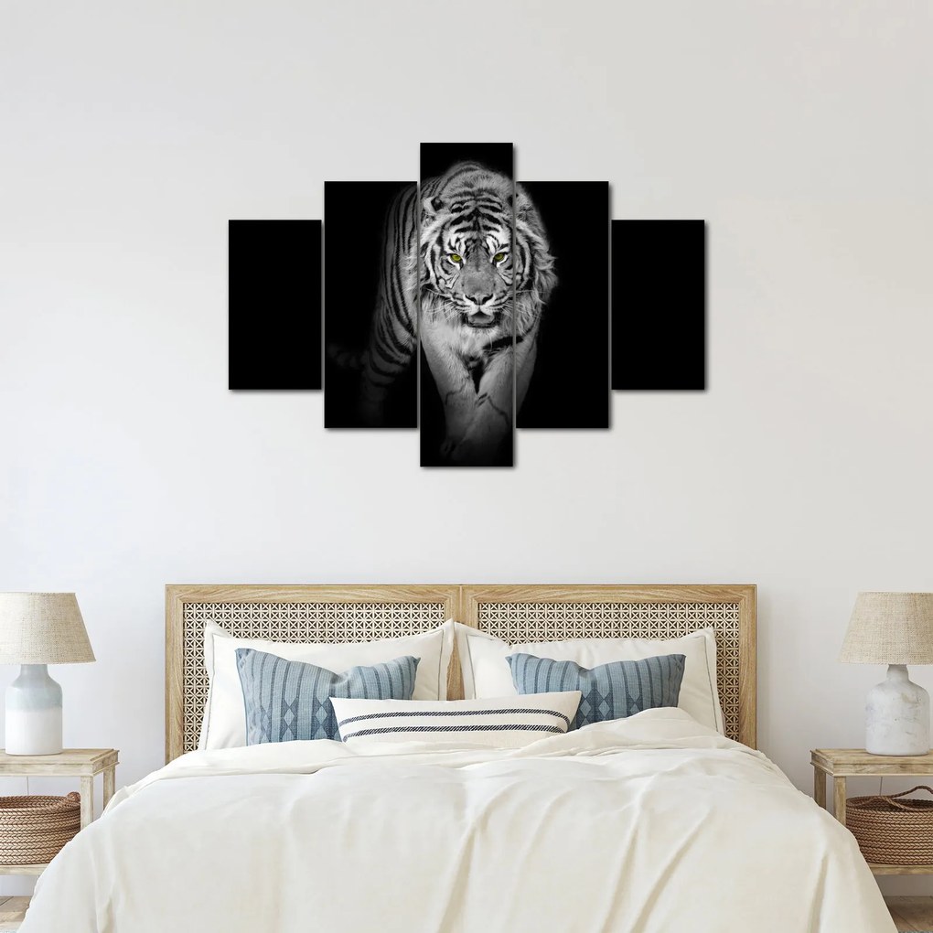 Kép - Sárga szemű tigris (150x105 cm)