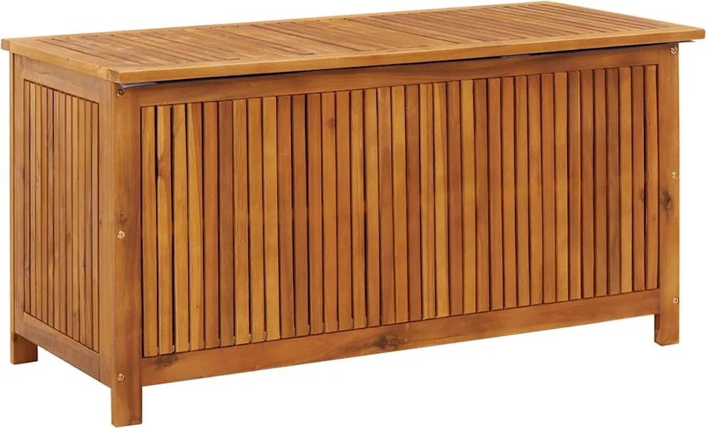 Tömör Akácfa Kerti Tárolóláda 113 X 50 X 58 Cm