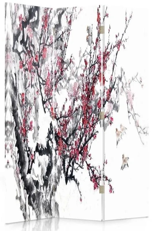Gario Paraván Finom japán cseresznyefa Méret: 110 x 170 cm, Kivitelezés: Klasszikus paraván