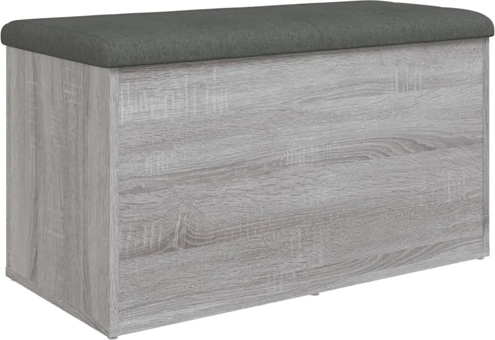 vidaXL szürke sonoma színű szerelt fa tárolópad 82 x 42 x 45 cm