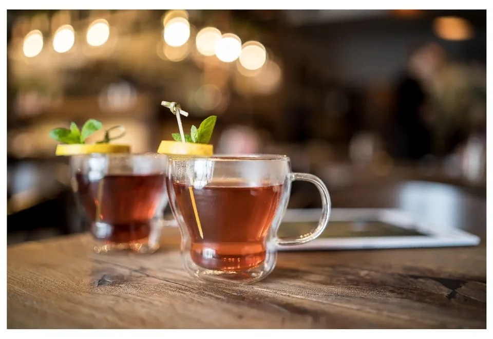 Üveg duplafalú bögre szett cappucinóhoz 2 db-os 370 ml Bolla – Vialli Design