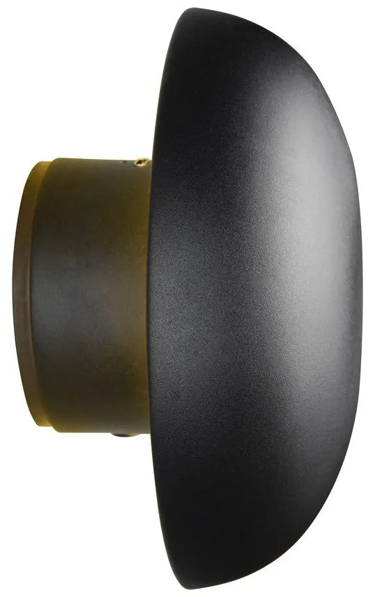 Matt fekete USB LED fali lámpa Davey – Reality