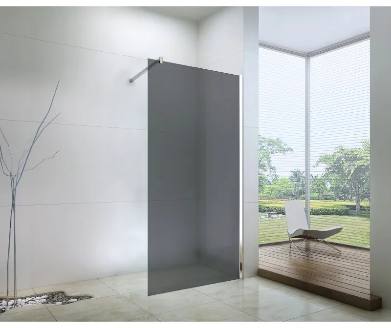 Mexen zuhanyparaván WALK-IN, 100 cm, szürke, 850-100-000-01-40