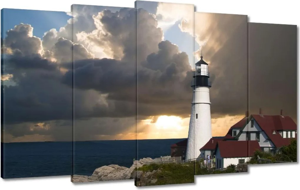 Vászonkép 100x60 Világítótorony Tenger