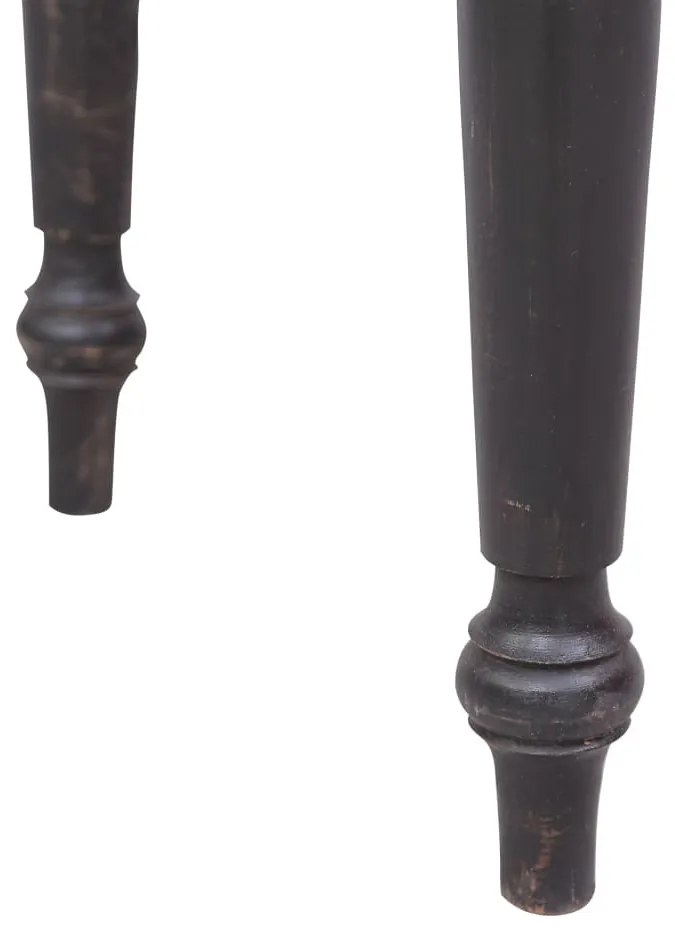 vidaXL tömör mahagóni fa íróasztal 3 fiókkal 117 x 57 x 75 cm