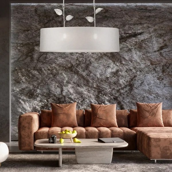 Csillár láncon NOEMI 2xE27/60W/230V ezüst