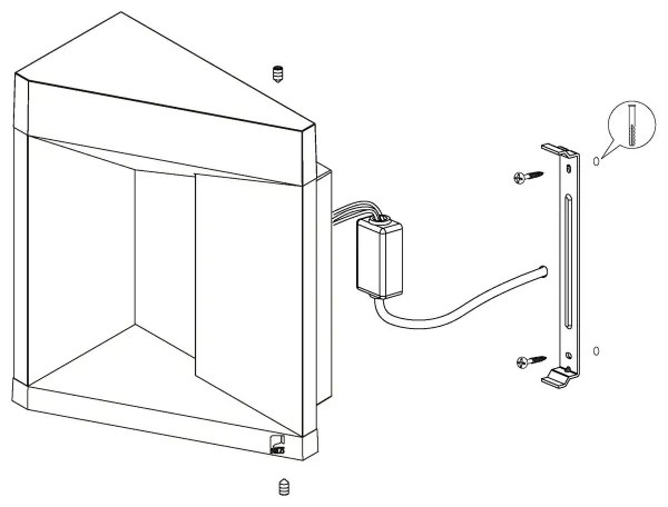 Eglo 98748 - NEMBRO kültéri LED fali lámpa, 10W, 230V, IP54