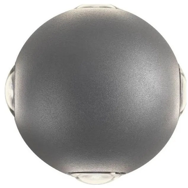 Redo 90500 -LED Kültéri fali lámpa MILESTONE 4xLED/3W/230V IP54 antracit