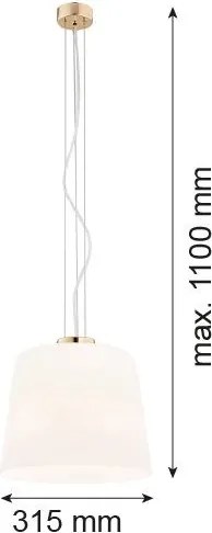 Argon BERKLEY 4689 Függőlámpa 1x15W/E27 IP20