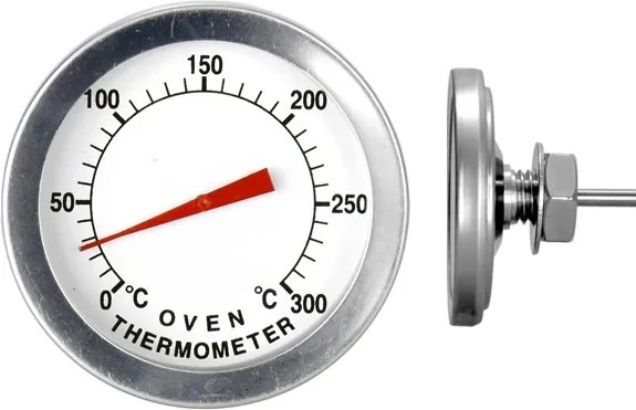 Grill sütő füstölő hőmérő +300C Hosszú