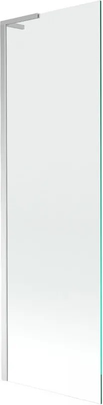 Mexen Next L fürdőkád paraván, 1 szárnyú, 60 x 150 cm, átlátszó, króm - 895-060-000-03-00-01