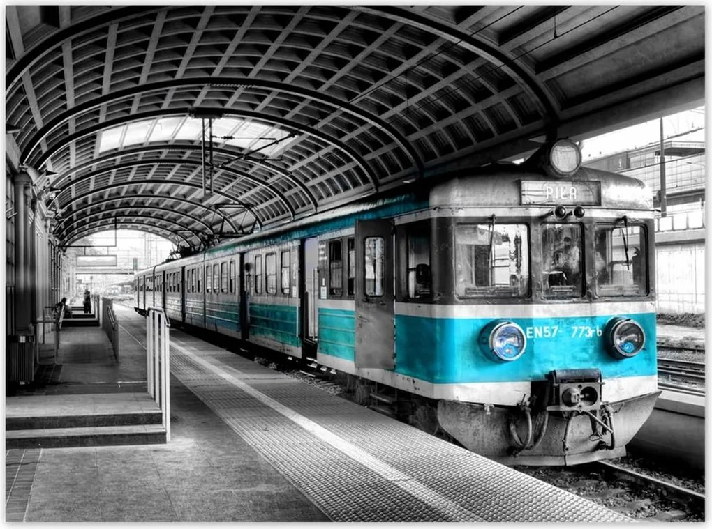 Poszterek 135x100 Türkiz vonat Pkp