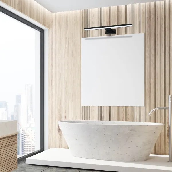 LED fürdőszobai fali lámpatest SHINE LED/13,8W/230V 60 cm IP44 fekete