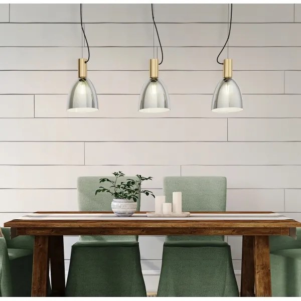 Eglo 99314 - Csillár zsinóron LEBALIO 3xE27/40W/230V