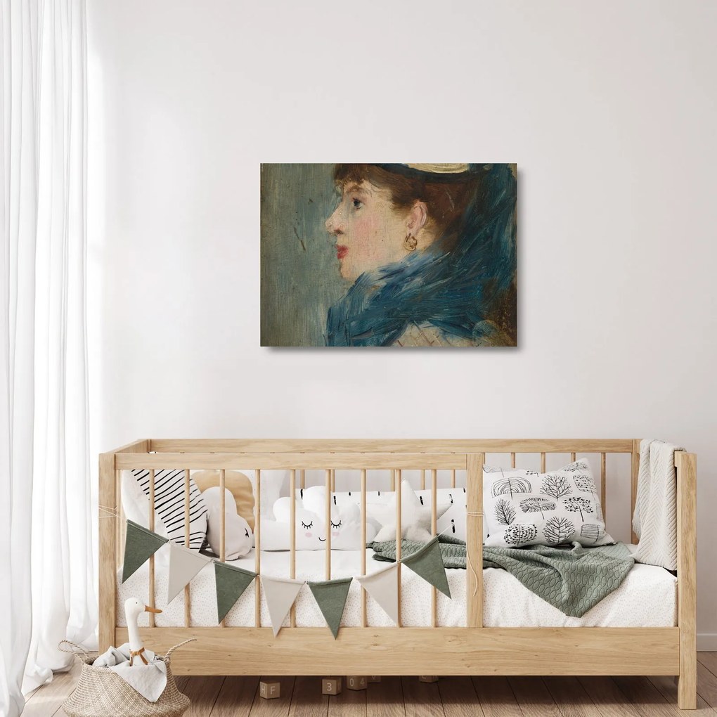 Üveg kép - Edouard Manet, Portrait of a Lady, reprodukciók (70x50 cm)