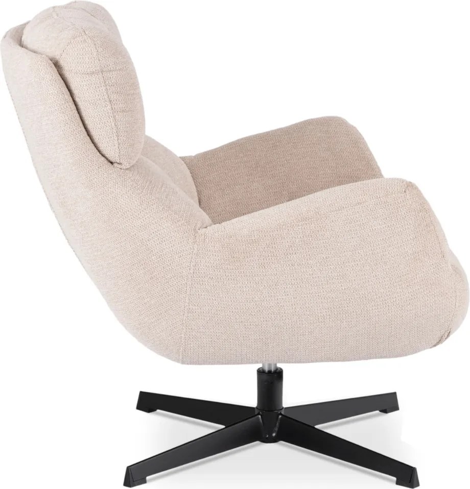 Forgó pihenőfotel krém, REAL