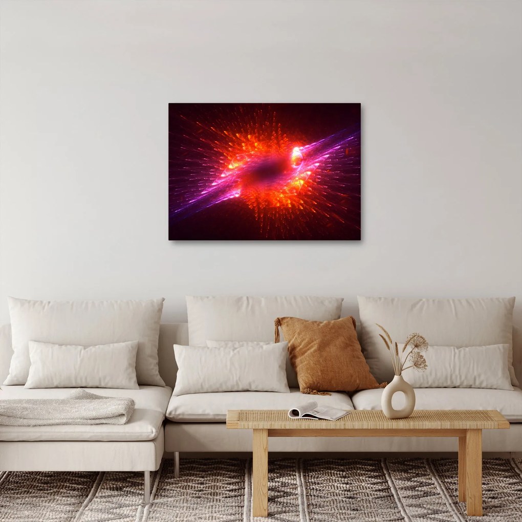 Modern tüskés absztrakció képe (70x50 cm)