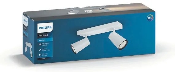 Philips 50572/31/PN - LED Spotlámpa MYLIVING PAISLEY 2xGU10/5,5W/230V