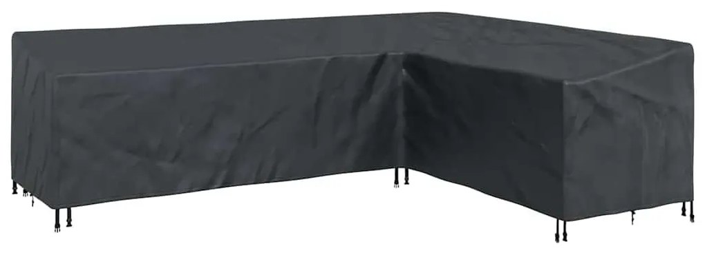 Kültéri bútor takaró Fekete 286 x 222 x 80 cm 600D szövet