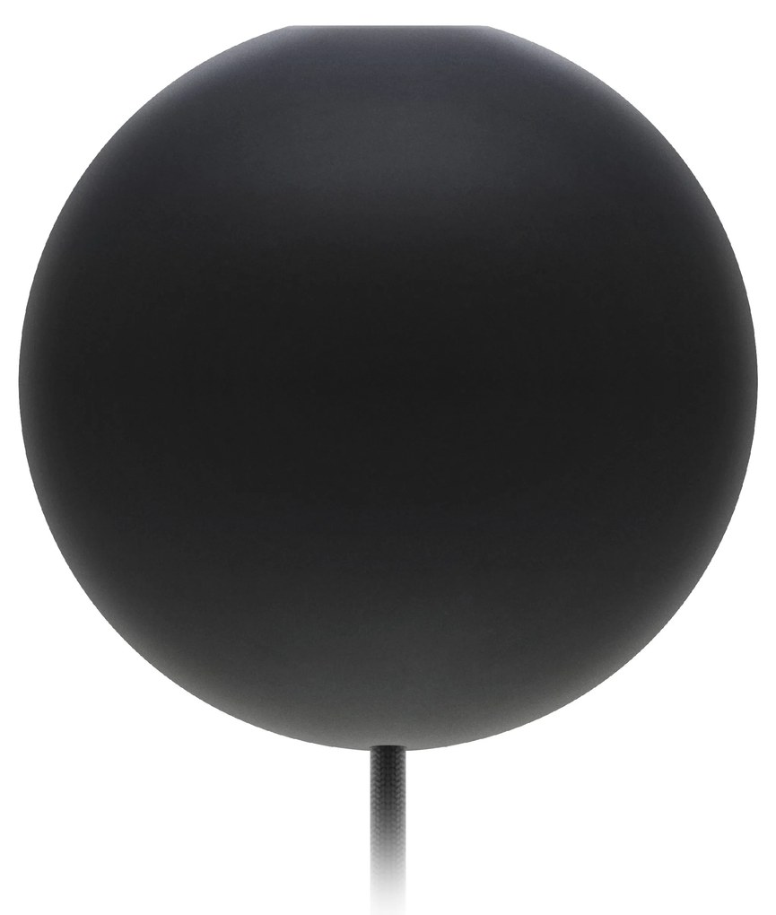 Lámpabúra függeszték Cannonball black Ø 12cm L 2,5 m - UMAGE