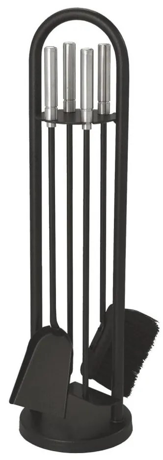 Kandalló szerszámok 5 db fekete