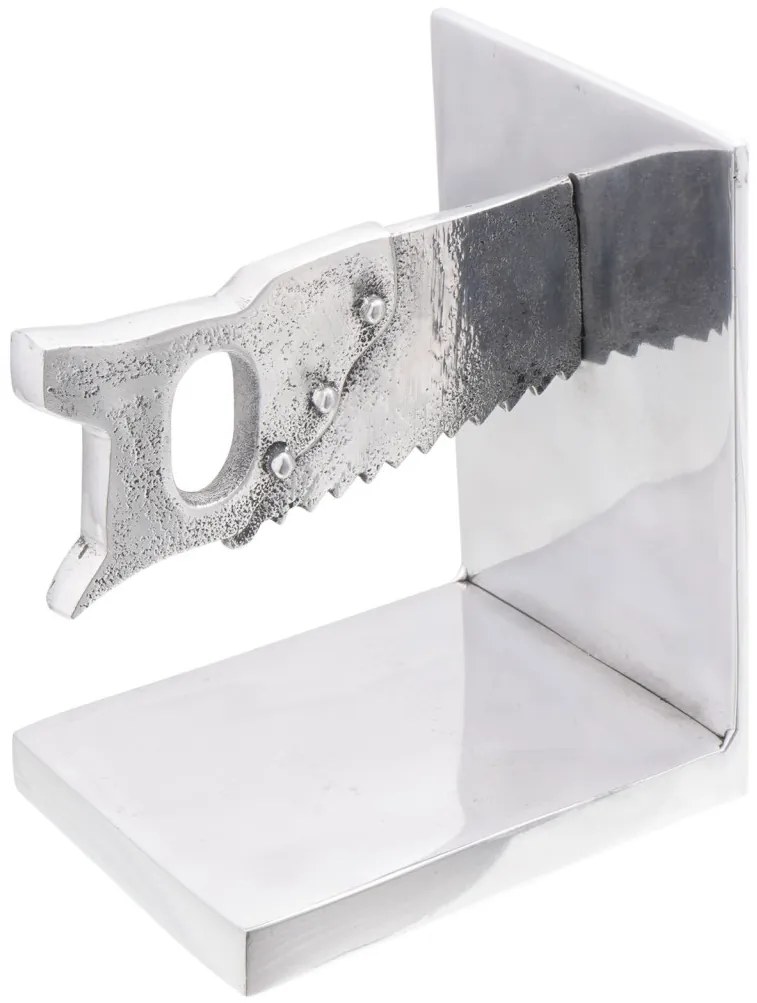 Könyvtámaszok 2 db Ezüst 11x14x17,5 cm Alumínium Fűrészelve