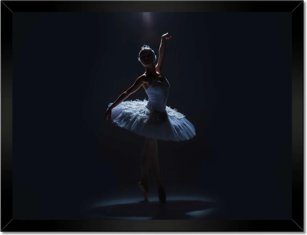 Poszterek keretben 40x30 Balerina sziluett