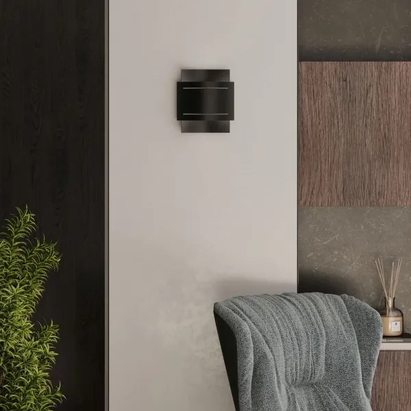 Sollux SL.0981 - Fali lámpa HESTIA 1xG9/40W/230V fekete