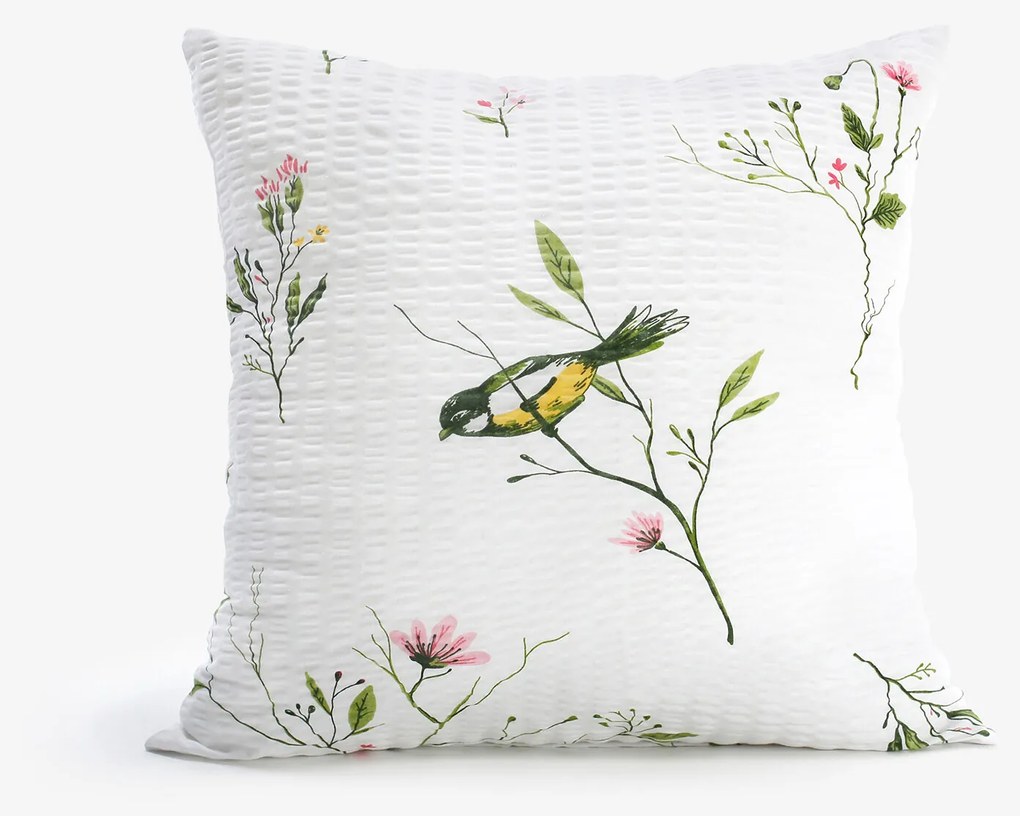 Goldea krepp párnahuzat - élet a természetben 50 x 50 cm