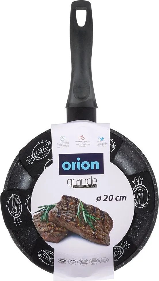 Gránit serpenyő pároláshoz Orion Grande 20 cm indukciós gáz főzőlap