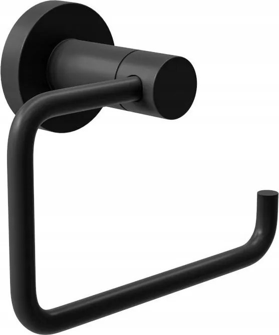 WC-papír tartó csavarozható 125x63x97mm fekete modell Gorliz