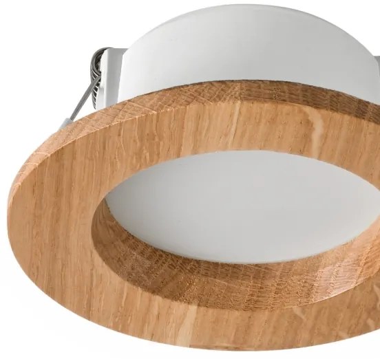 LED mennyezeti lámpa WOODY SPOT LED/5,5W/230V 4000K tölgy ? 10 cm