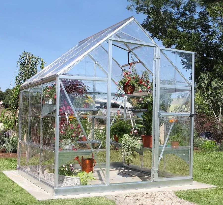 Harmony Silver Palram - Canopia 1,85 x 1,86 m-es kis polikarbonát üvegház