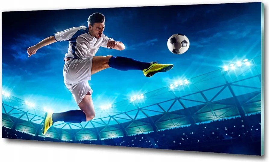 Fotótapéta falra edzett üveg Labdarúgó 100x70