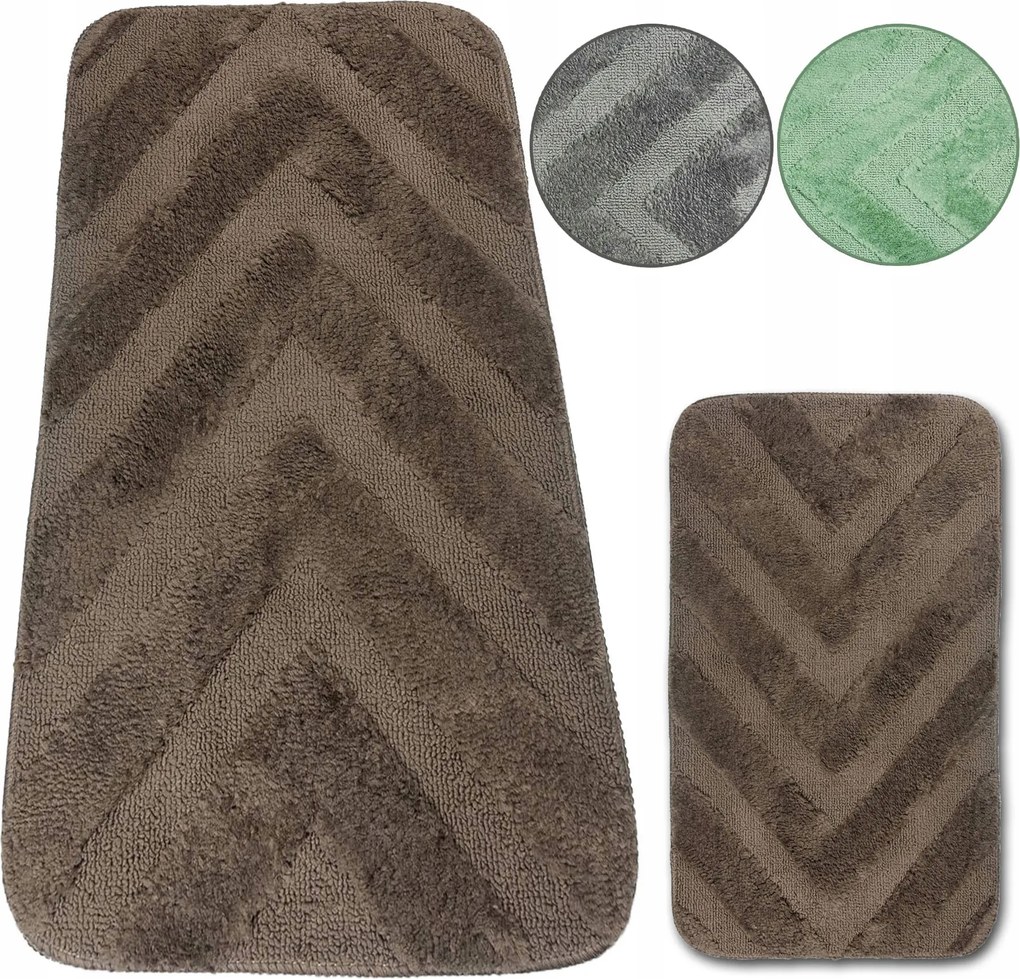 Fürdőszobaszőnyeg Csúszásgátló Szőnyeg Puha Nedvszívó Fürdőszoba Szőnyeg 50x80