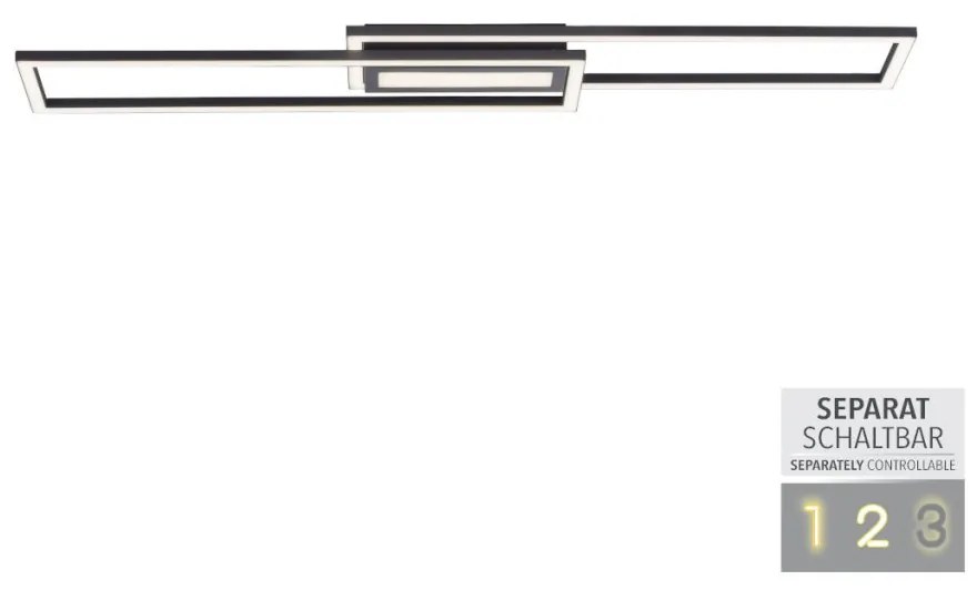 Paul Neuhaus ASMIN 14696-18 Süllyesztett mennyezeti lámpa 1x45W/LED 3000K 2900LM IP20