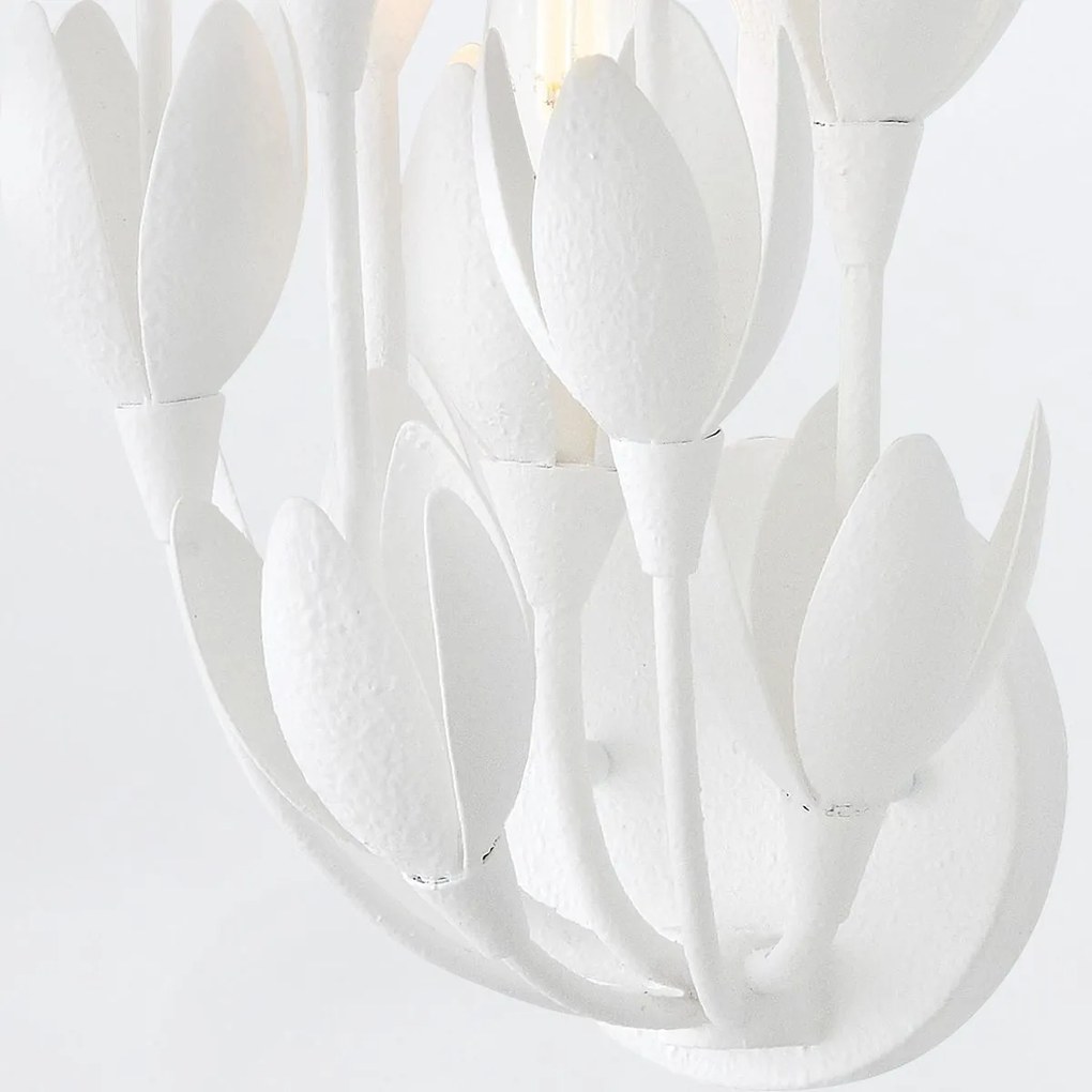 Quintiesse klasszikus fali lámpa flora fehér elsqn-flora-3w-wht