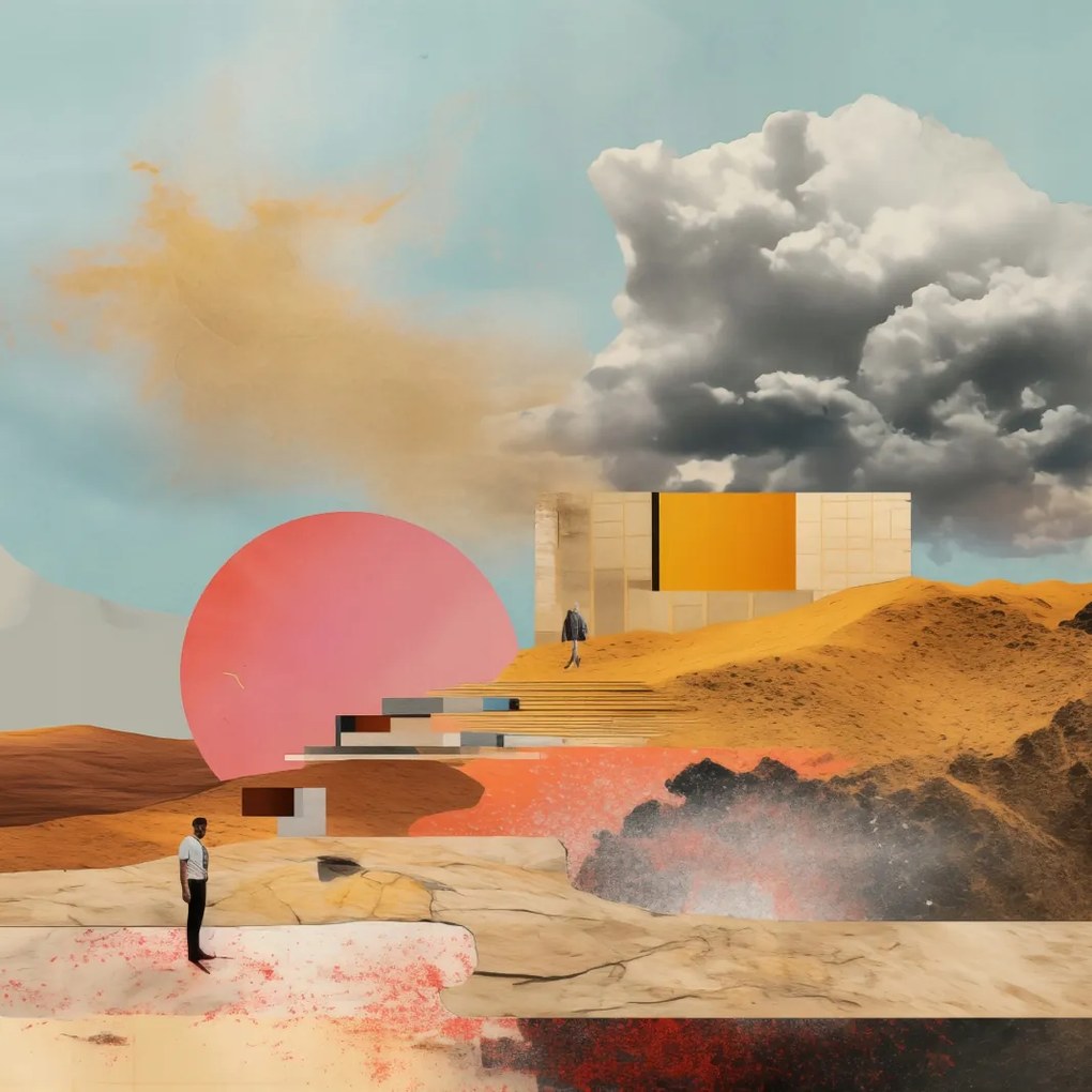 Poszter 30x30cm Építészet a zűrzavarban