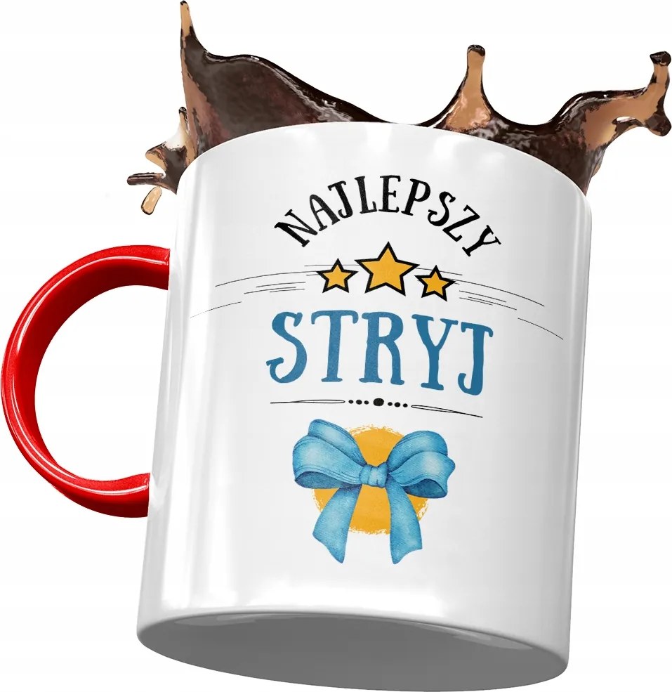 Piros Bögre Bácsinak Születésnapi Ajándék Nyomtatott Fotóval