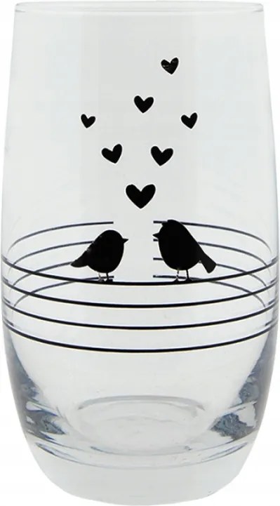 Love Birds madáros italos pohár 320 ml