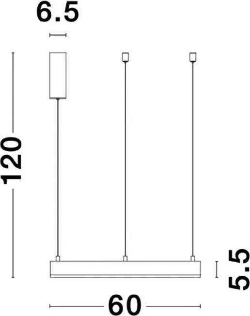NOVALUCE 9190840 Modern Led Függesztett Lámpa LED IP20
