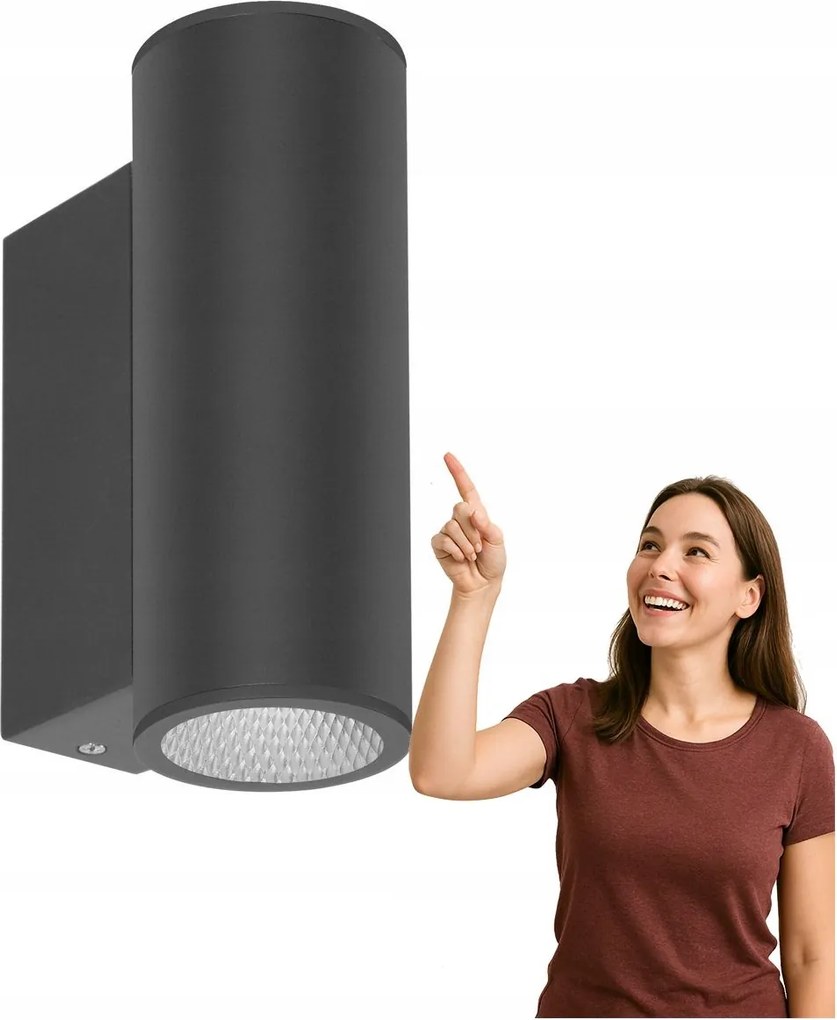 Kültéri Led fali lámpa 10W Lenta 4K OWL-2804-1-4K Italux