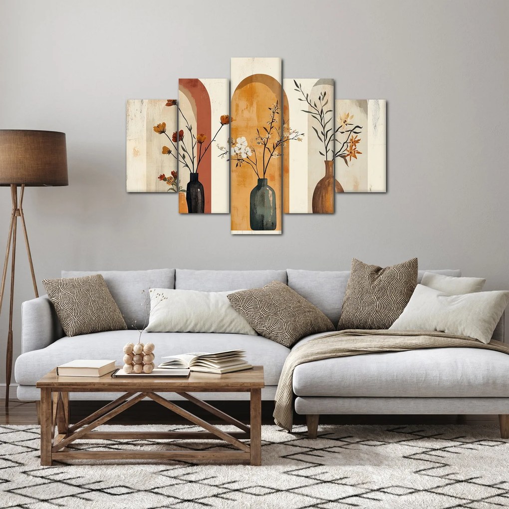 Kép - Vázák boltívekben (150x105 cm)