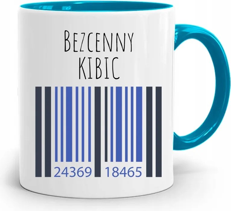 Szurkolóknak Szurkolói Bögre Kék Ajándék fényképes nyomattal