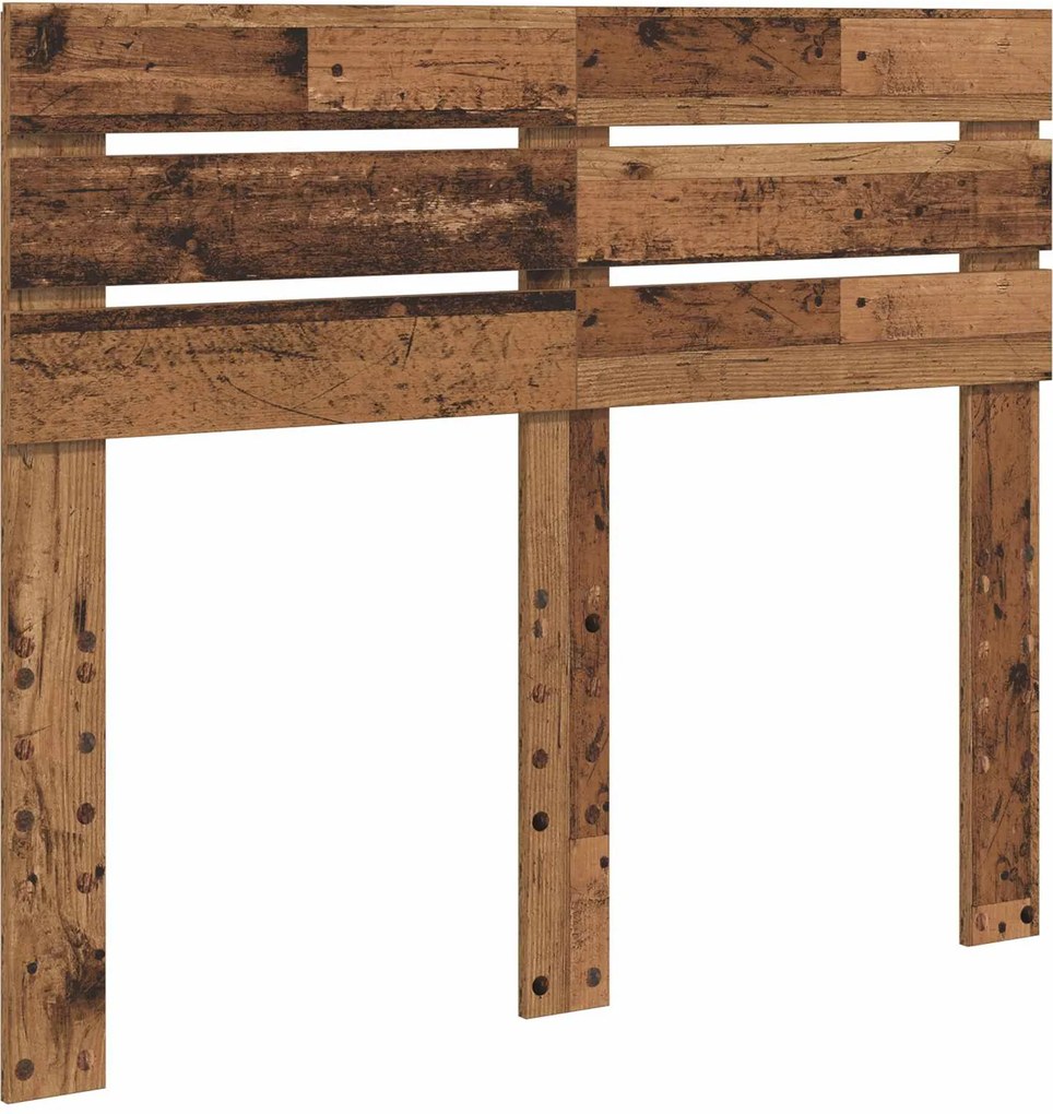 vidaXL Fejtámla Öreg fa 120 cm Faanyag