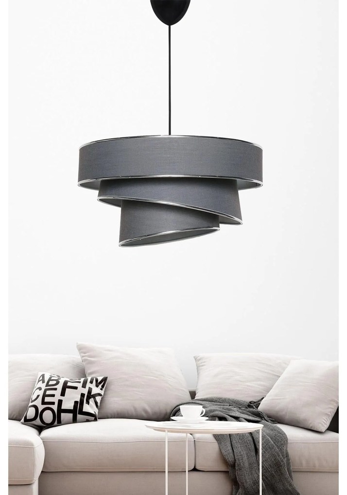Függőlámpa, Couper - Antracit, Silver