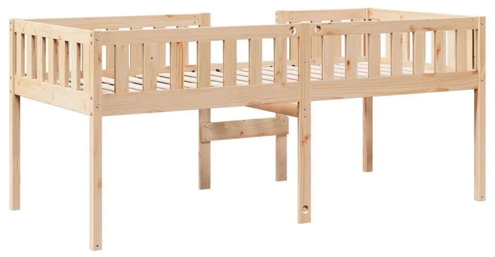 tömör fenyőfa gyerekágy matrac nélkül 75 x 190 cm