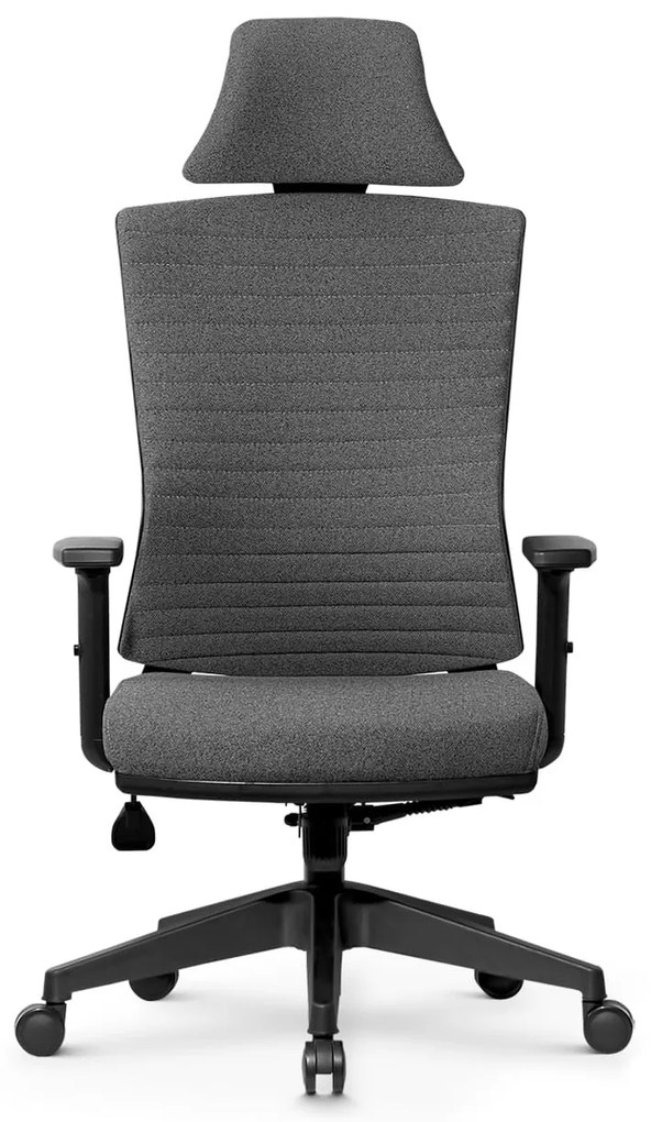 Ello ergonomikus szövet irodai forgószék deréktámasszal, fejtámasszal
