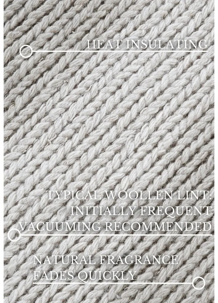Fehér kézi szövésű gyapjú futószőnyeg 80x200 cm Francois – Villeroy&amp;Boch