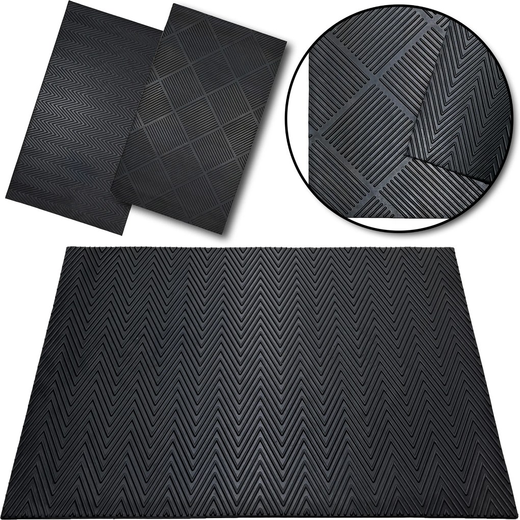 Lábtörlő Kétoldalas Gumiszőnyeg Az Otthoni Ajtó Előtt 45x75 cm